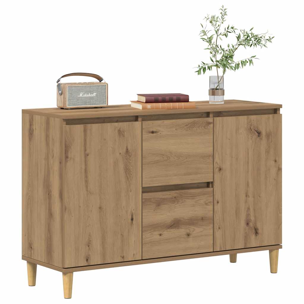 vidaXL Servantă, stejar artizanal, 102x35x70 cm, lemn prelucrat