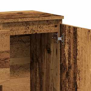 Příborník old wood 102 x 35 x 70 cm kompozitní dřevo - obrázek 8