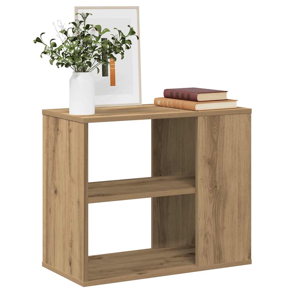 vidaXL Bijzetkast 60x30x50 cm bewerkt hout artisanaal eikenkleur afbeelding