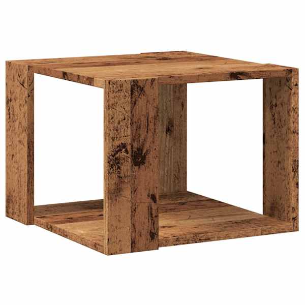 vidaXL diivanilaud Old Wood 40x40x30 cm Engineered Wood