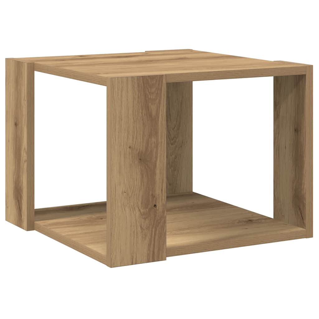 vidaXL Konferenční stolek dub artisan 40x40x30 cm kompozitní dřevo