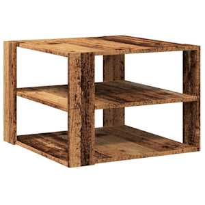 vidaXL diivanilaud Old Wood 58x58x40 cm Engineered Wood