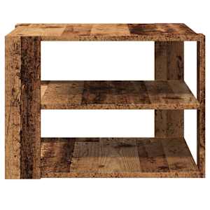 Konferenční stolek old wood 58x58x40 cm kompozitní dřevo - obrázek 4