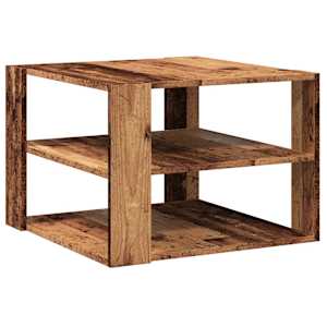 Konferenční stolek old wood 58x58x40 cm kompozitní dřevo - obrázek 6