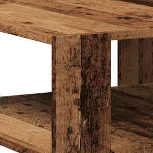 Konferenční stolek old wood 58x58x40 cm kompozitní dřevo - obrázek 7