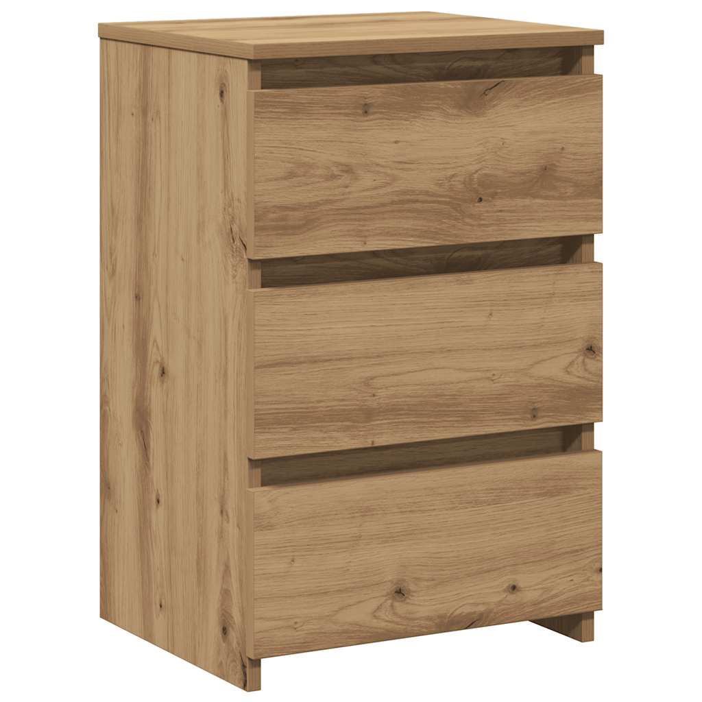 vidaXL Noční stolek dub artisan 40x35x62,5 kompozitní dřevo