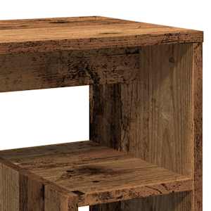Noční stolek old wood 40 x 30 x 40 cm kompozitní dřevo - obrázek 8