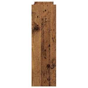 Nástěnný botník old wood 80 x 18 x 60 cm kompozitní dřevo - obrázek 5