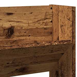 Nástěnný botník old wood 80 x 18 x 60 cm kompozitní dřevo - obrázek 7