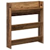 vidaXL Seinajalatsakapp Vana puit 80x18x90 cm Engineered Wood