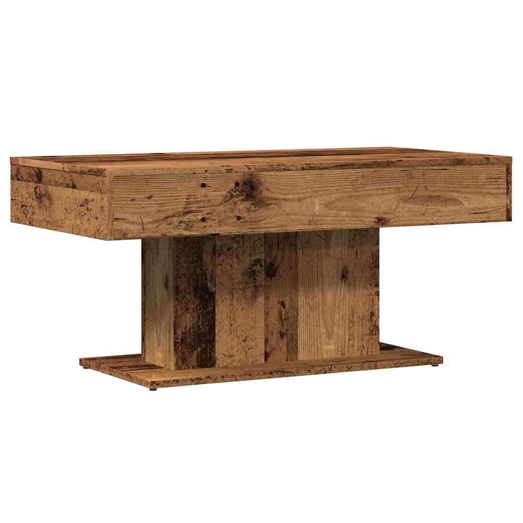 Konferenční stolek staré dřevo 96 x 50 x 45 cm, umělé dřevo - obrázek 2