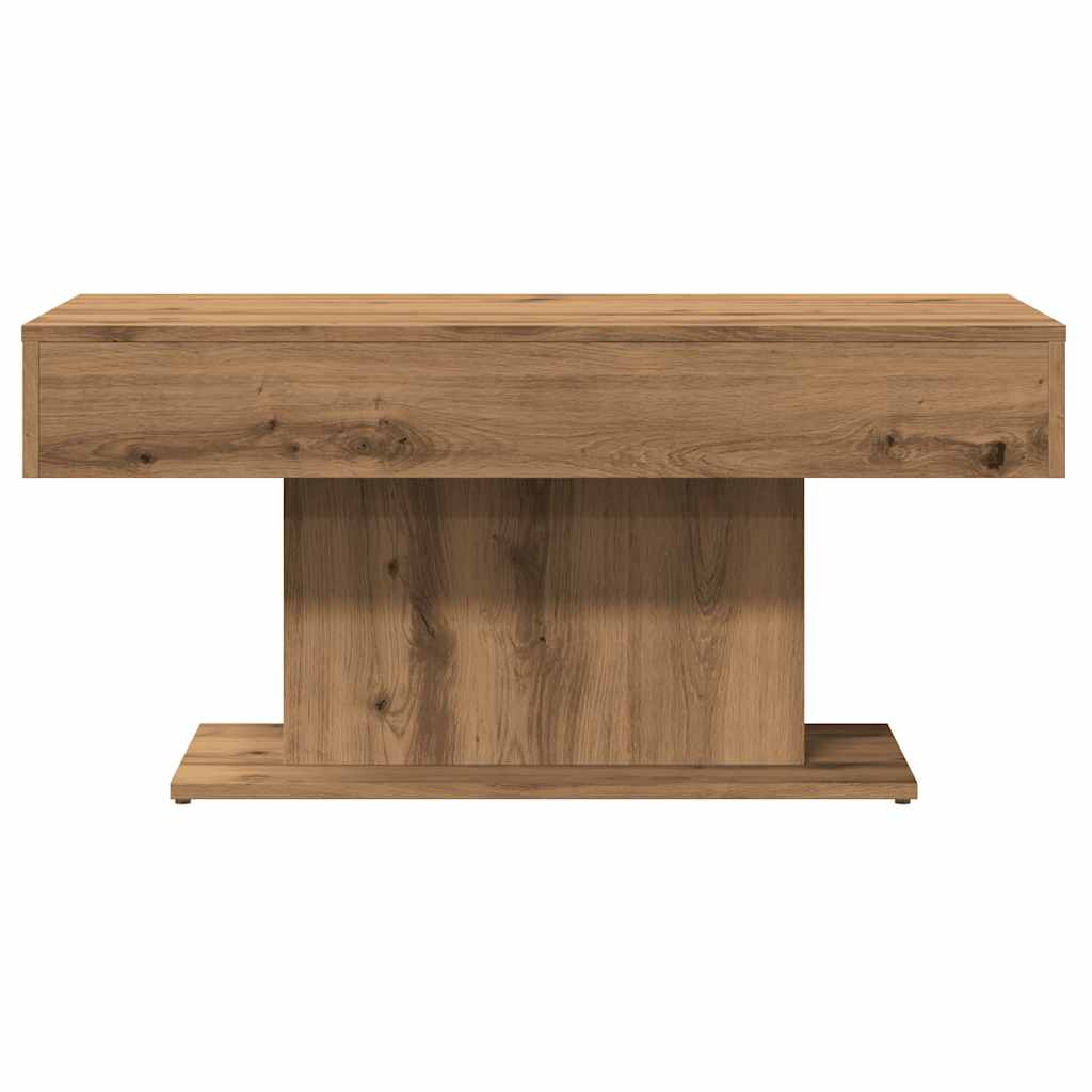 Konferenční stolek Artisan Dub 96 x 50 x 45 cm Konstrukce dřeva - obrázek 4