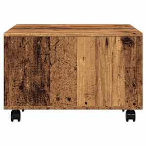 Konferenční stolek old wood 60 x 60 x 38 cm kompozitní dřevo - obrázek 6