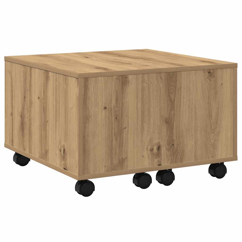 vidaXL Konferenční stolek dub artisan 60 x 60 x 38 cm kompozitní dřevo