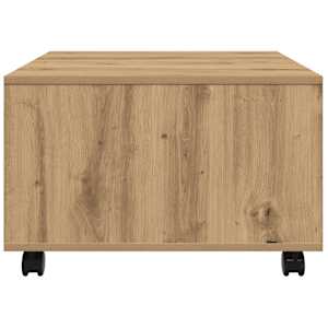 Konferenční stolek dub artisan 60 x 60 x 38 cm kompozitní dřevo - obrázek 6