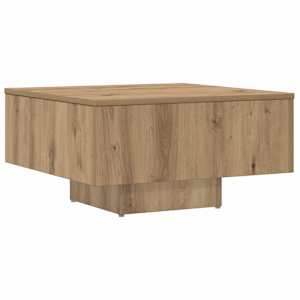 Konferenční stolek dub artisan 60x60x31,5 cm kompozitní dřevo - obrázek 2