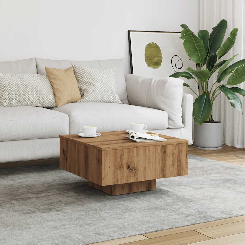 Thumbnail - vidaXL Couchtisch Artisan-Eiche 60x60x31,5 cm Holzwerkstoff