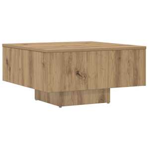 Konferenční stolek dub artisan 60x60x31,5 cm kompozitní dřevo - obrázek 6