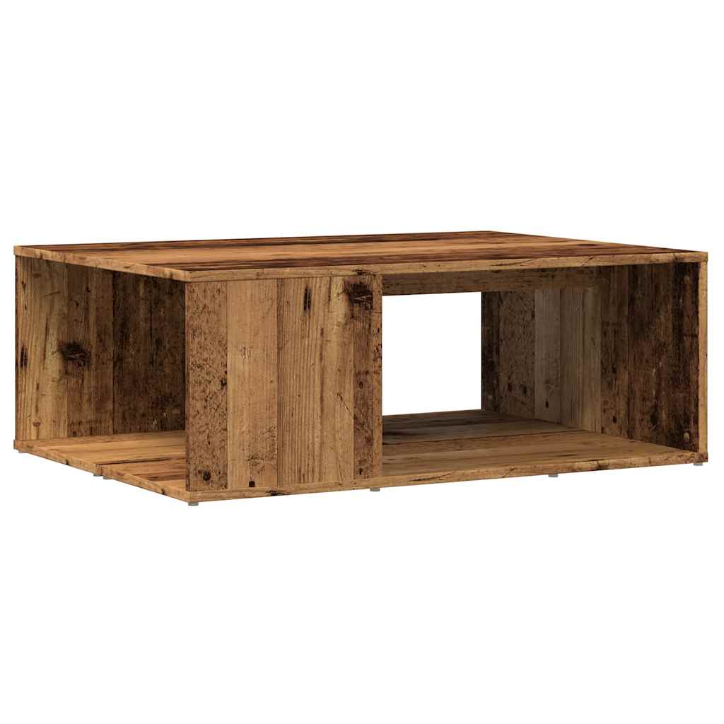 vidaXL Konferenční stolek old wood 90 x 67 x 33 cm kompozitní dřevo