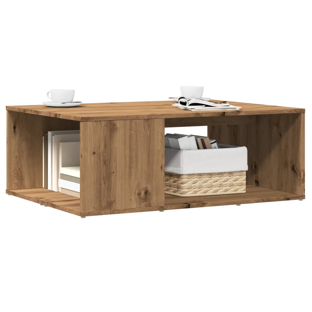 vidaXL Couchtisch Artisan-Eiche 90x67x33 cm Holzwerkstoff