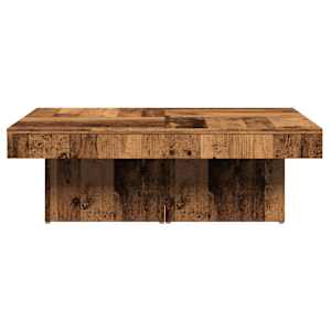 Konferenční stolek old wood 90 x 90 x 28 cm kompozitní dřevo - obrázek 5