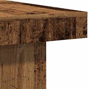 Konferenční stolek old wood 90 x 90 x 28 cm kompozitní dřevo - obrázek 7