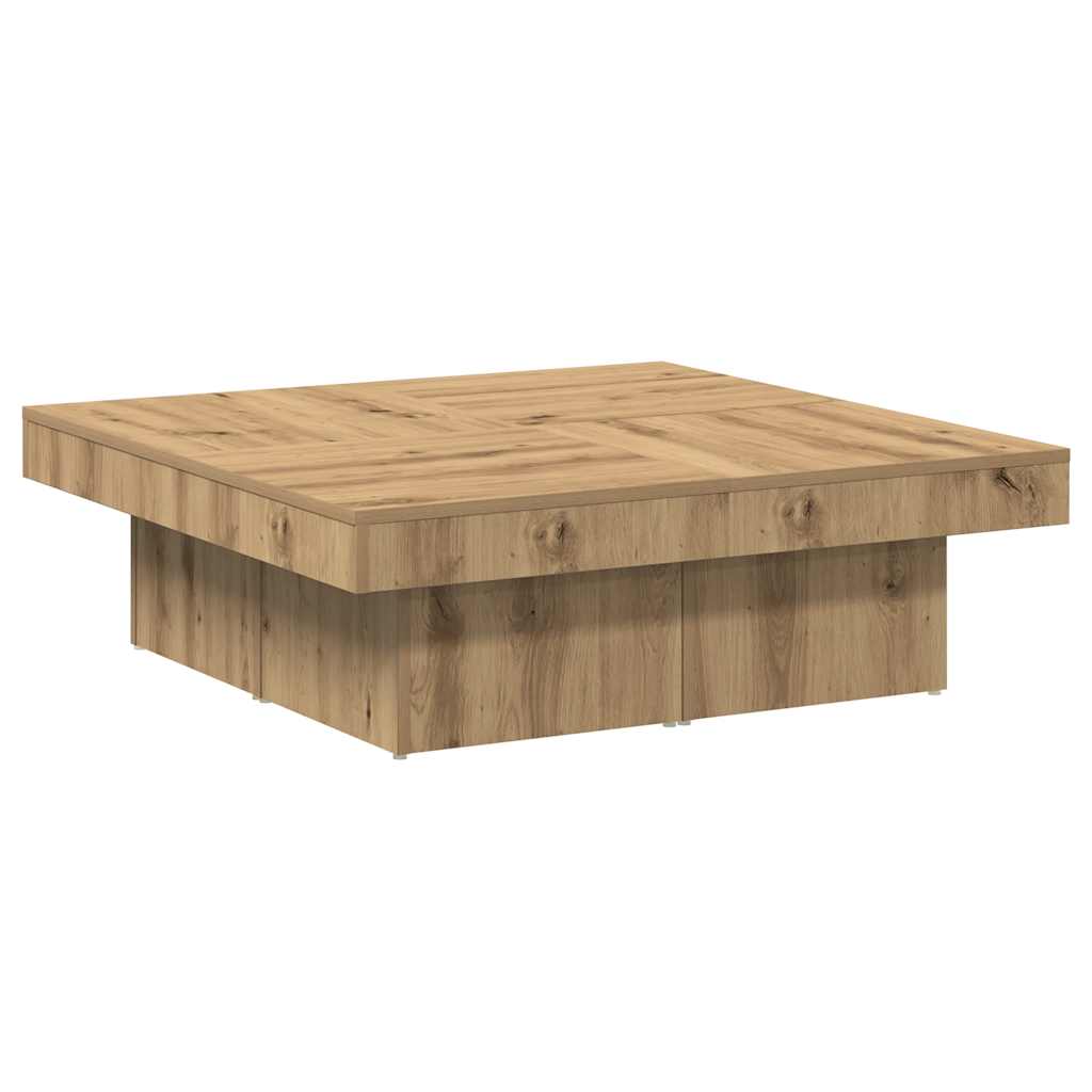 vidaXL Konferenční stolek dub artisan 90 x 90 x 28 cm kompozitní dřevo