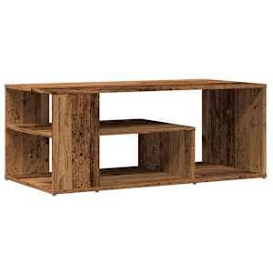 vidaXL diivanilaud Old Wood 100x50x40 cm Engineered Wood