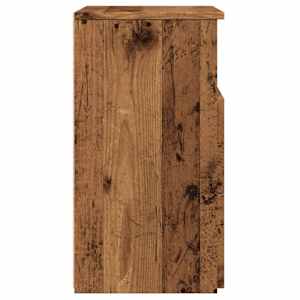Noční stolek old wood 50 x 32 x 60 cm kompozitní dřevo - obrázek 6