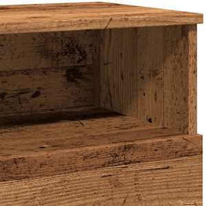 Noční stolek old wood 50 x 32 x 60 cm kompozitní dřevo - obrázek 9