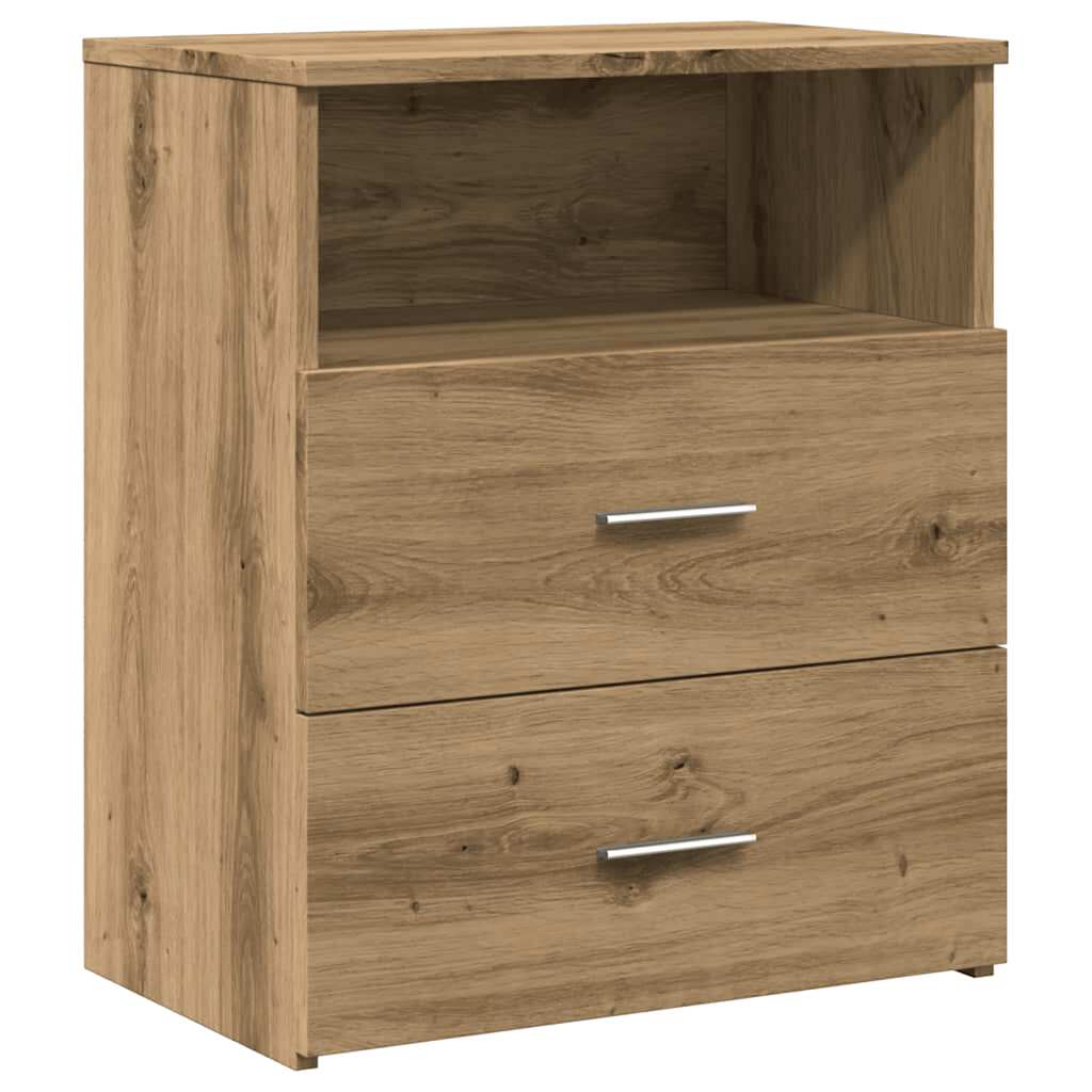 vidaXL Noční stolek dub artisan 50 x 32 x 60 cm kompozitní dřevo