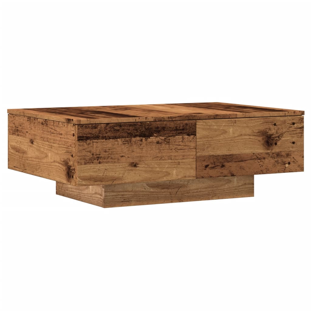 vidaXL Konferenční stolek old wood 90 x 60 x 31 cm kompozitní dřevo