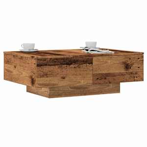 Konferenční stolek old wood 90 x 60 x 31 cm kompozitní dřevo - obrázek 1