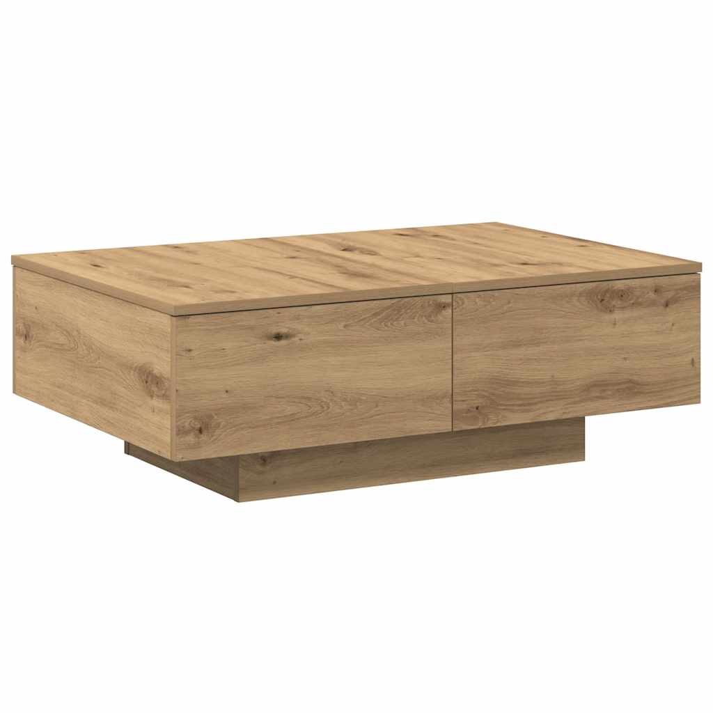 vidaXL Konferenční stolek dub artisan 90 x 60 x 31 cm kompozitní dřevo