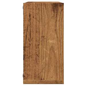 Nástěnné police kostky 6 ks old wood 30 x 15 x 30 cm kompozit - obrázek 6