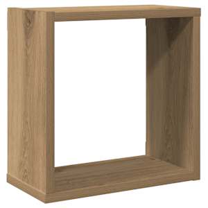 Nástěnné police kostky 6 ks dub artisan 30x15x30 cm kompozit - obrázek 4