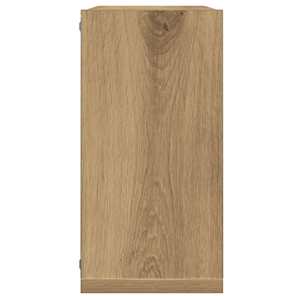 Nástěnné police kostky 6 ks dub artisan 30x15x30 cm kompozit - obrázek 6