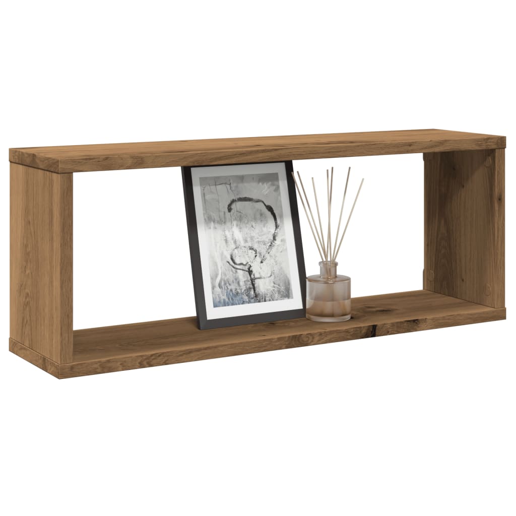 vidaXL Wandregale 4 Stk. Artisan-Eiche 60x15x23 cm Holzwerkstoff