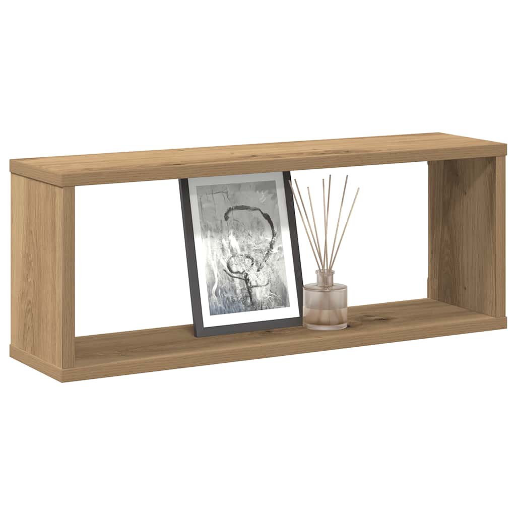vidaXL Wandregale 4 Stk. Artisan-Eiche 60x15x23 cm Holzwerkstoff