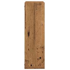 Nástěnné police 2 ks old wood 50 x 15 x 50 cm kompozitní dřevo - obrázek 6