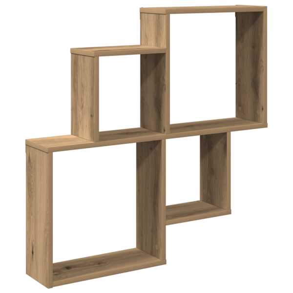 vidaXL seinariiul Artisan tamm 80x15x78,5 cm ehituspuit