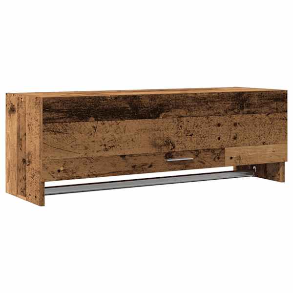 vidaXL Riidekapp Old Wood 100x32,5x35 cm Engineered Wood