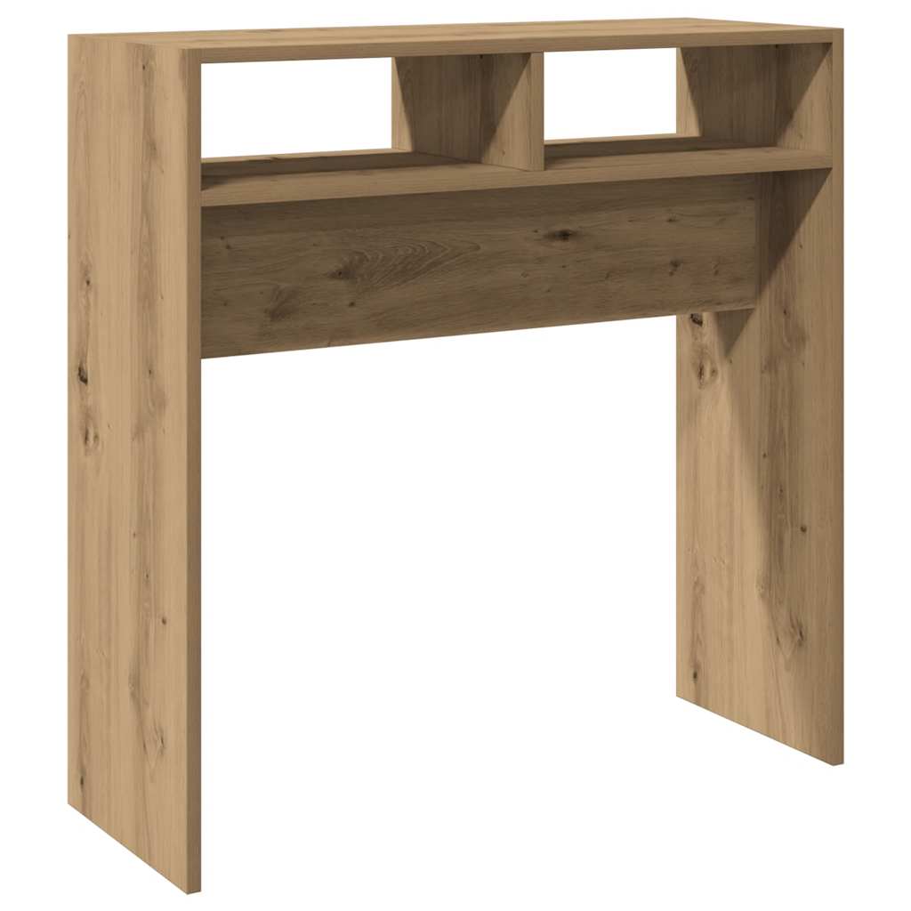 vidaXL Konzolový stolek dub artisan 78 x 30 x 80 cm kompozitní dřevo