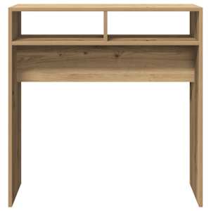 Konzolový stolek dub artisan 78 x 30 x 80 cm kompozitní dřevo - obrázek 4