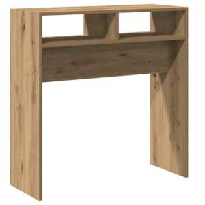 Konzolový stolek dub artisan 78 x 30 x 80 cm kompozitní dřevo - obrázek 5
