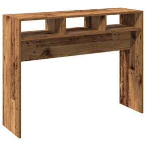Konzolový stolek old wood 105 x 30 x 80 cm kompozitní dřevo - obrázek 2
