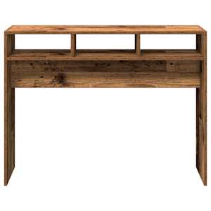 Konzolový stolek old wood 105 x 30 x 80 cm kompozitní dřevo - obrázek 4