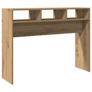 Konzolový stolek dub artisan 105 x 30 x 80 cm kompozitní dřevo - obrázek 5