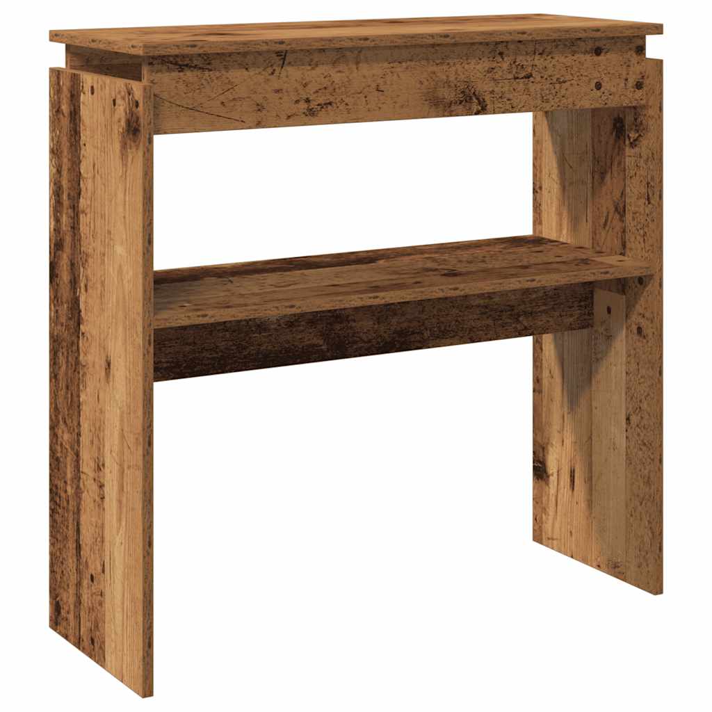 vidaXL Konzolový stolek old wood 80 x 30 x 80 cm kompozitní dřevo