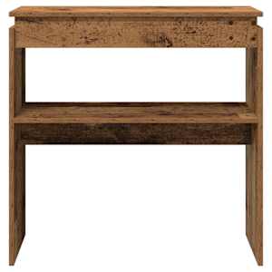 Konzolový stolek old wood 80 x 30 x 80 cm kompozitní dřevo - obrázek 4